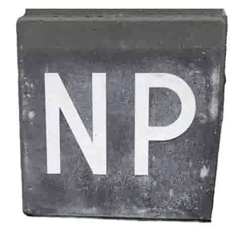 Stoeptegel NP (Niet Parkeren) Antraciet