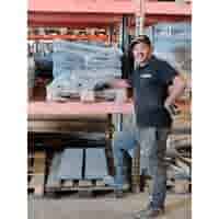 Muurafdekkers beton vlak antraciet 17x100