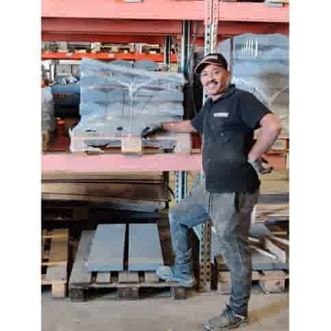 Muurafdekkers beton vlak antraciet 17x100