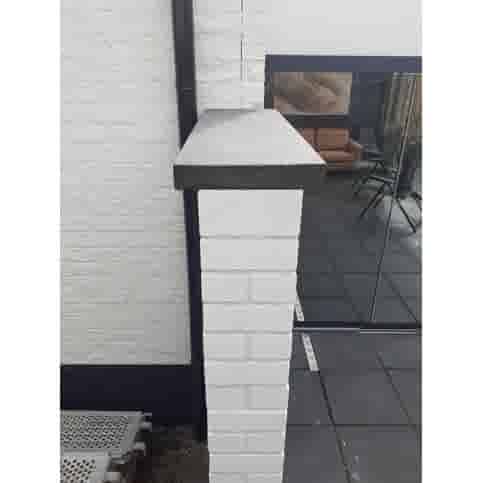 Muurafdekkers beton vlak antraciet 17x100