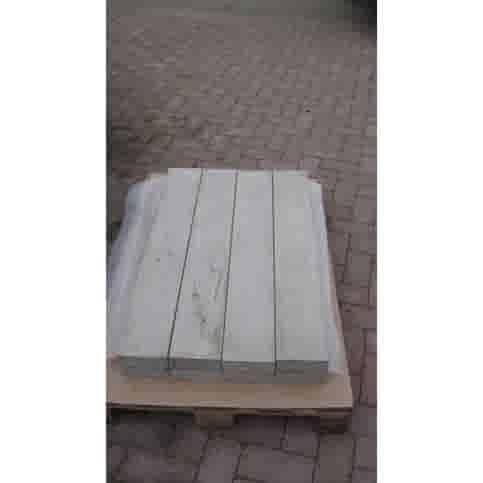Muurafdekkers beton vlak grijs 15x100