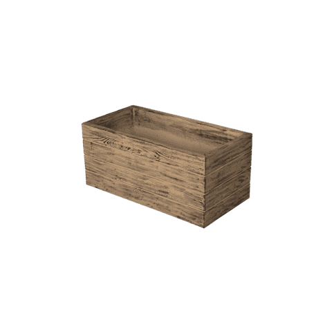 Bloembak Stonewood 90x45 cm en 40 cm hoog