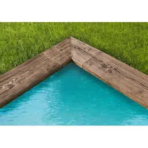 Zwembadrand Stonewood binnenhoek