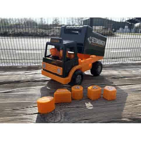 Betondingen blokken truck