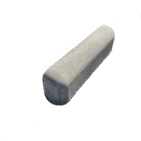 Stootband 20x25x90 cm 1 kant rond en 1 kant recht