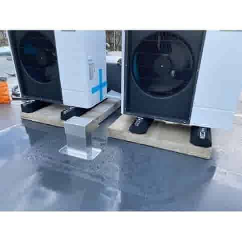Ankerplaat beton 100x100 en 10 cm hoog