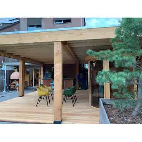 Betonpoer 20x20 en 60 cm hoog antraciet
