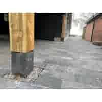 Betonpoer 20x20 en 60 cm hoog antraciet Betonpoer 20x20 en 60 cm hoog antraciet