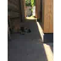 Betonpoer 20x20 en 60 cm hoog antraciet Betonpoer 20x20 en 60 cm hoog antraciet