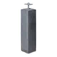 Betonpoer 15x15 en 60 cm hoog antraciet Betonpoer 15x15 en 60 cm hoog antraciet