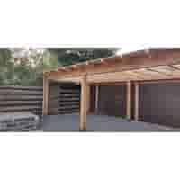 Betonpoer 15x15 en 60 cm hoog antraciet Betonpoer 15x15 en 60 cm hoog antraciet