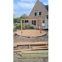 Betonpoer 15x15 en 60 cm hoog antraciet Betonpoer 15x15 en 60 cm hoog antraciet