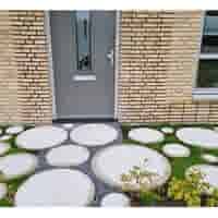 Ronde Staptegel 75 cm – Rustique Beton | Natuurlijk Geleefd Karakter