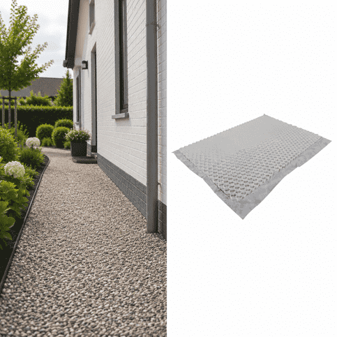 Grindmatten 120x80x2,8 cm wit