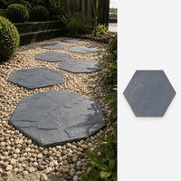 Betonnen staptegel zeshoek hexagon