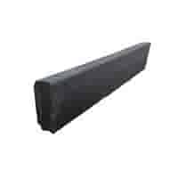 Gazonband 10x20x100 cm antraciet beton