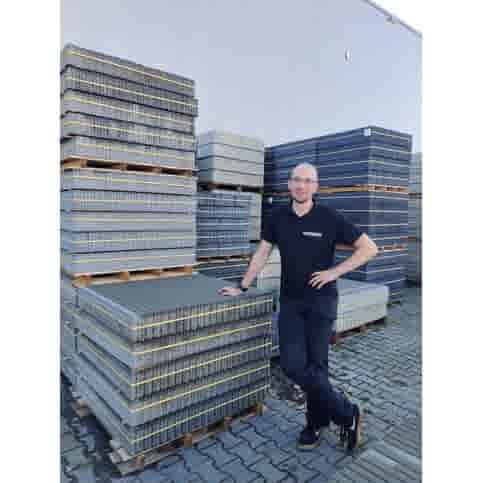 Betonbanden 5x15x100 antraciet