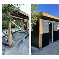 Betonbanden 10x20x100 antraciet Betonbanden 10x20x100 antraciet