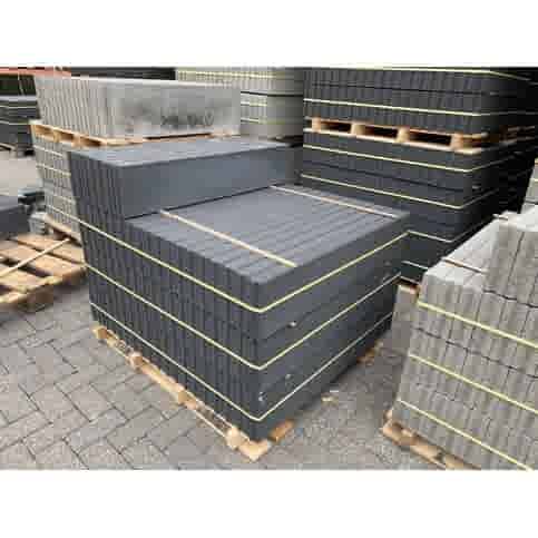 Betonbanden 6x20x100 antraciet