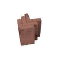 Opsluitband hoekstuk 7x40x25/25 cm roestbruin