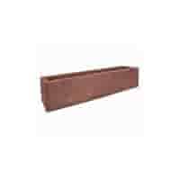 Fiora blok 100x20 cm en 20 cm hoog roestbruin