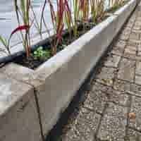 Fiora blok 50x20 cm en 20 cm hoog grijs