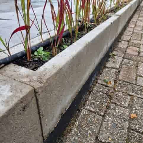 Fiora blok 100x20 cm en 20 cm hoog grijs