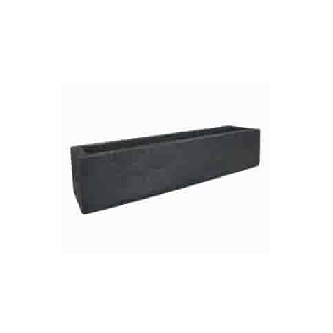 Fiora blok 100x20 cm en 20 cm hoog antraciet