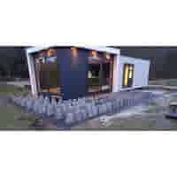 Betonpoer 15x15 en 35 cm hoog grijs M16 ingraafmodel Betonpoer 15x15 en 35 cm hoog grijs M16 ingraafmodel