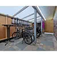 Betonpoer 15x15 en 35 cm hoog grijs M16 ingraafmodel Betonpoer 15x15 en 35 cm hoog grijs M16 ingraafmodel