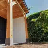 Betonpoer 12x12 en 50 cm hoog antraciet M16