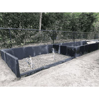 L elementen 80 cm hoog en 50 cm breed antraciet