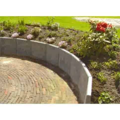 L elementen 100 cm hoog en 50 cm breed grijs