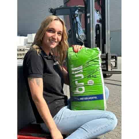 Metselmortel 25 kg plastic zak met kalk