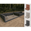 L elementen 60 cm hoog en 50 cm breed antraciet