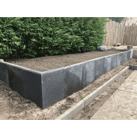 L elementen 60 cm hoog en 50 cm breed antraciet
