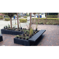 L elementen 50 cm hoog en 50 cm breed antraciet