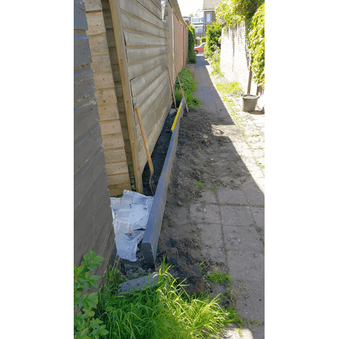 L elementen 40 cm hoog en 50 cm breed antraciet