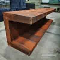 U elementen beton 50cm roestbruin U elementen beton 50cm roestbruin