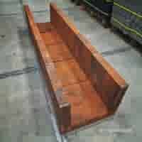 U elementen beton 50cm roestbruin U elementen beton 50cm roestbruin