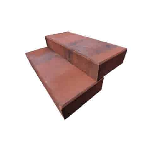 Betonnen traptreden 16x40x100 cm roestbruin