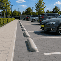 Stootbanden ROND grijs Stootbanden ROND grijs