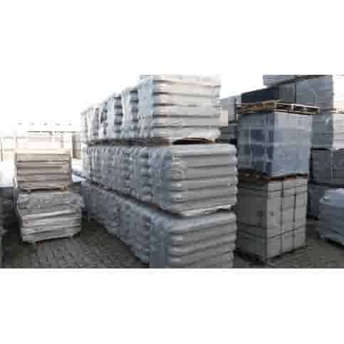 Varkensrug beton ROND grijs