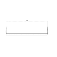 Cortenstaal keerwand recht 30 cm hoog verschillende lengtes