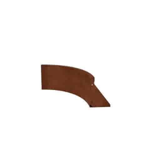 Cortenstaal keerwand binnenbocht 30 cm hoog