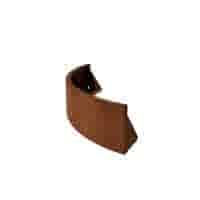 Cortenstaal keerwand buitenbocht 30 cm hoog