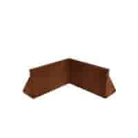 Cortenstaal keerwand binnenhoek 30 cm hoog