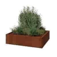 Cortenstaal plantenbak Texas 120x100 cm