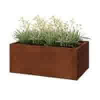 Cortenstaal plantenbak Texas 100x60 cm