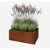 Cortenstaal plantenbak Texas 80x50 cm